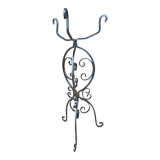 Vintage Wrought Iron Fern or Plant Stand For Sale