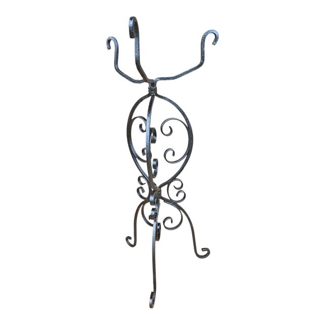 Vintage Wrought Iron Fern or Plant Stand For Sale