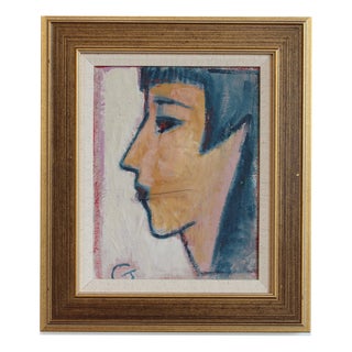 Hidden Portraits VI, 1980s, Acrylic on Canvas, Framed For Sale