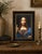 A richly presented reproduction of Salvator Mundi, the iconic Renaissance composition associated with Leonardo da Vinci,...