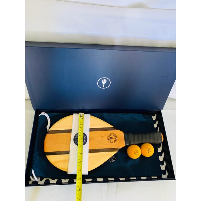 Veuve Clicquot Beach Bat Set by Frescobol Carioca For Sale - Image 9 of 12