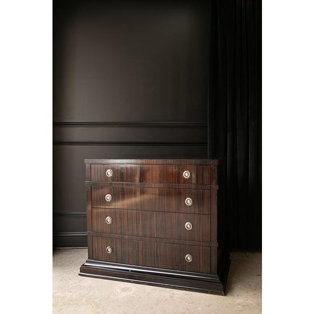 Ralph Lauren Home Clivedon Bedside Chest Crafted with four dovetailed drawers, it showcases exceptional quality, accented...