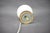 1960s Mid-Century Czech Opaline Glass Globe Table Lamp by Pokrok Žilina, 1960s For Sale - Image 5 of 9