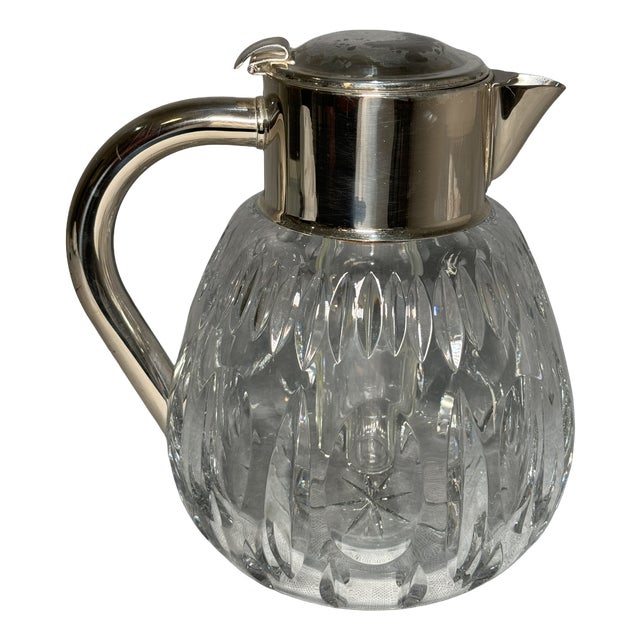 Glass Pitcher with Insert from Quist, Germany, 1970s For Sale