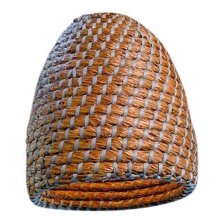Circa 1930s Vintage French Bee Skep Pendant With Rope For Sale