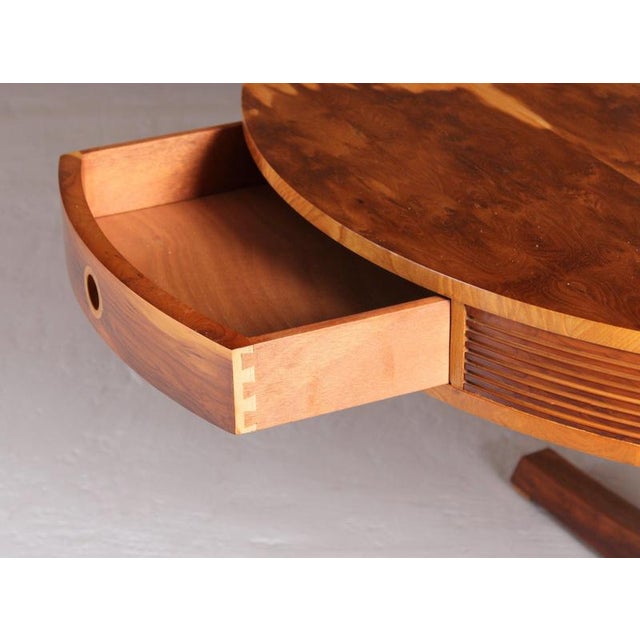 Mid-Century Drum Yew Dining Table by Robert Heritage for Archie Shine, 1950s For Sale - Image 10 of 14