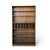 Modern 1970s Japanese Veneered-Plywood Bookcase With Adjustable Shelves and Dividers For Sale - Image 3 of 18