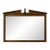 Ethan Allen Heirloom Nutmeg Maple 53" Pediment Mirror 10-5220 For Sale