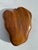 Mid-Century Modern Vintage Teak Oak Leaf Salad Bowl With Tongs For Sale - Image 3 of 11