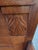 Antique 1880s Victorian Arts & Crafts Queen Golden Oak Hand Carved Original Art Nouveau Metalwork For Sale - Image 9 of 17