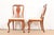 Henkel Harris Style Queen Anne Solid Mahogany Side Chairs or Dining Chairs, Pair For Sale - Image 9 of 11