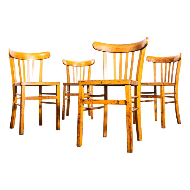 Vintage Farmhouse Dining Chair, 1950s, Set of 4 For Sale