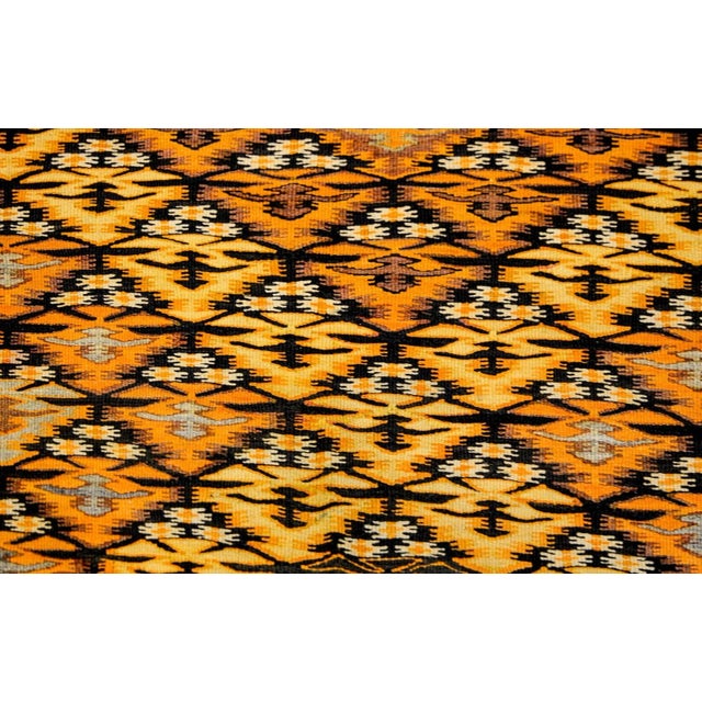 Persian Mid-20th Century Qazvin Kilim Rug For Sale - Image 3 of 4