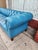 1960's Blue Chesterfield Sofa For Sale In Los Angeles - Image 6 of 12