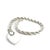 Tiffany & Co Estate Twisted Rope Bracelet With Heart 8" Sterling Silver TIF687 This elegant Tiffany & Co bracelet is made...
