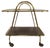 Vintage Brass Bar Trolley, 1950s For Sale