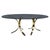 Vintage Brass Oval Glass Dining Table, 1970s For Sale - Image 10 of 10
