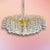 Mid-Century Crystal and Brass Chandelier attributed to Palwa, Germany, 1960s For Sale - Image 6 of 8