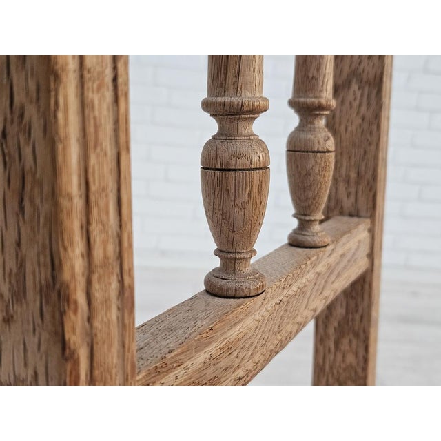 Mid-Century Modern Set of Vintage Danish Dinning Chairs in Oak, 1950s For Sale - Image 3 of 18