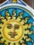 Blue Vietri First Stones Sicilian Sun Wall Plaque For Sale - Image 8 of 12