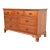 Davis Cabinet Co. Georgian Carved Solid Cherry Wood Chest of Drawers, Circa 1960s For Sale