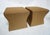 Late 20th Century Pair of Custom Upholstered Ottomans by Ross Funky pair of ottomans custom upholstered by Ross. These...