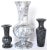 Collection of 3 Vintage Grey Marble Vases For Sale - Image 10 of 11