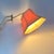 Mid-Century Modern Mid-Century Brass Wall Light with Adjustable Swing Arm and Off-White Lampshade For Sale - Image 3 of 13