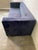 Omnibus 2-Arm Sofa in Black Velvet from Vladimir Kagan, 1990s For Sale - Image 4 of 5