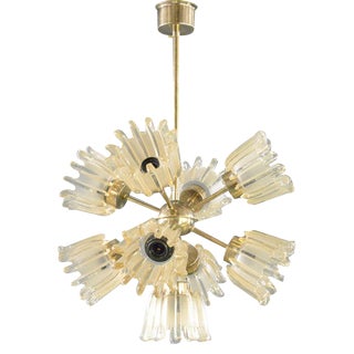 Mid-Century Chandelier by Leclaire & Schäfer, 1960s For Sale