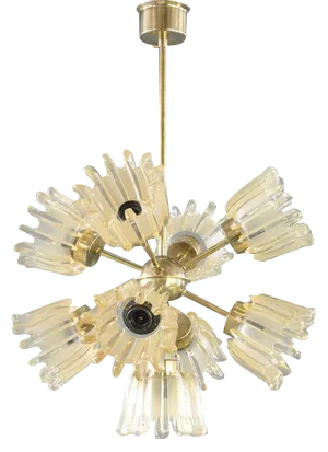 Mid-Century Chandelier by Leclaire & Schäfer, 1960s