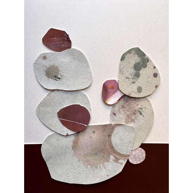 2020s "Love Without Words 6" Original Mixed-Media Collage on Paper by Zac Woodiel For Sale - Image 5 of 9