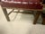 Wood Vintage Georgian Style Burgundy Leather Gainsborough Armchairs Tufted Chesterfield For Sale - Image 7 of 13