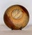 1800s Antique Hand Turned Wooden Bowl With Pedestal Detail For Sale - Image 4 of 5