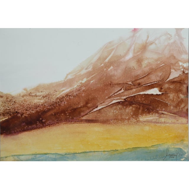 Cala Amarilla 2 Abstract Landscape by Macarena Sanz For Sale - Image 6 of 6
