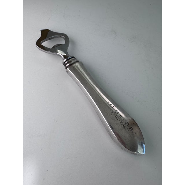 1960s Italian Sterling Bottle Opener, Engraved For Sale In San Francisco - Image 6 of 9