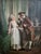 Small 19th century oil painting by French artist Prudent Louis Leray (1820-1879) depicting a wealthy, aristocratic...