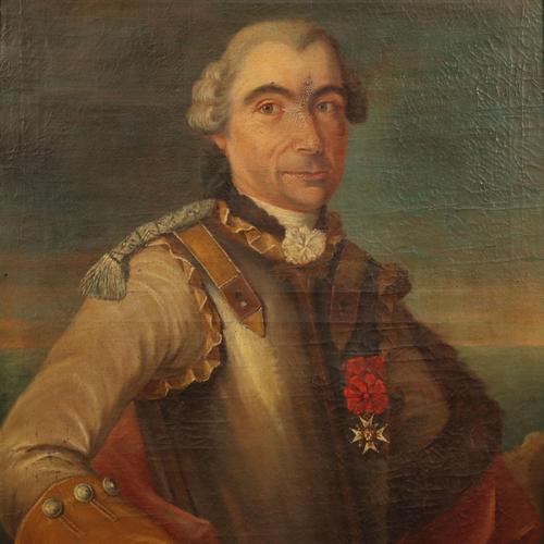 Portrait of a Nobleman, 1700s, Oil on Canvas For Sale - Image 3 of 13