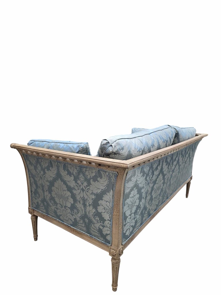 Late 20th Century Hollywood Regency / Neoclassical Style Sofa by