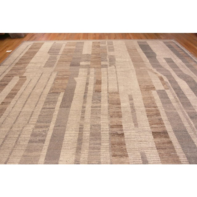 Nazmiyal Collection Large Modern Abstract Rug For Sale - Image 4 of 8