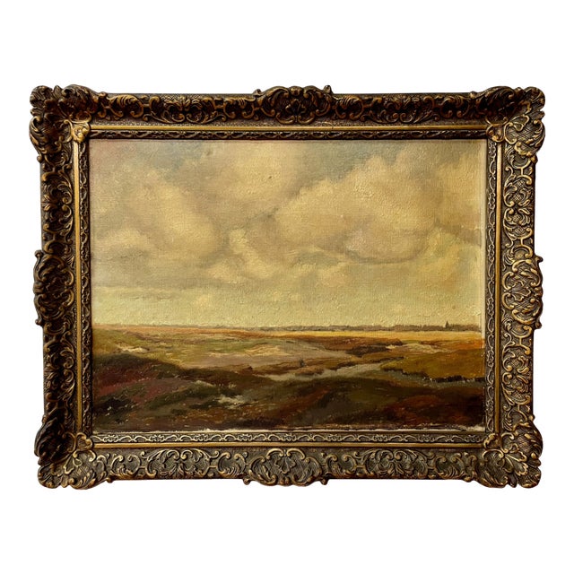 Late 19th-Century Calming Landscape For Sale