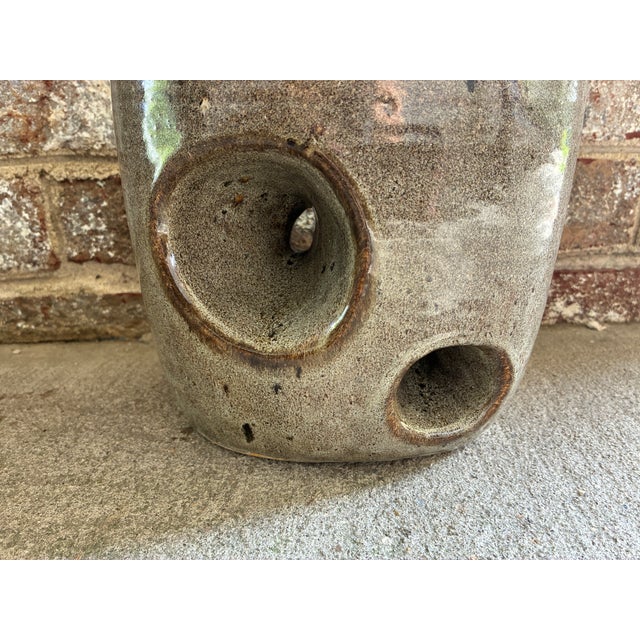 Mid 20th Century Gray Ceramic Vase For Sale - Image 10 of 12