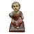 18th Century Polychromed Wooden Santos Sculpture- Christ Child Holding a Sparrow- On Stand For Sale