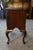Vintage New England Queen Anne Style Cherry Lowboy Scalloped Chest Console Table For Sale - Image 17 of 18