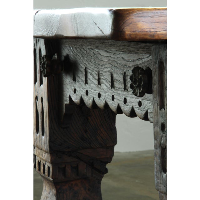 Large Vintage Danish Farmhouse Refectory Table, 1930s For Sale - Image 11 of 18