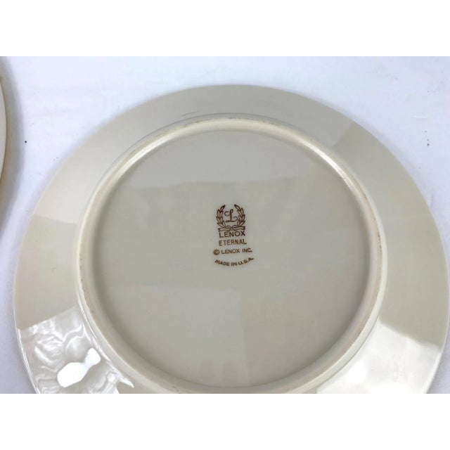 Traditional Lenox Dinner Plates Set of 8 For Sale - Image 3 of 4