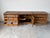 Long Mid Century Modern Thomasville Tamerlane Walnut Bar Credenza Sideboard Cabinet For Sale - Image 4 of 18