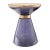Infinitely glam, the Coral table is the perfect balance of sleek and chic. Its hourglass shape, gold top and blue glass...
