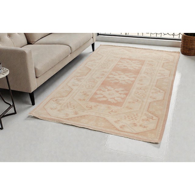 Mid 20th Century Wool Turkish Vintage Rug For Sale - Image 10 of 10