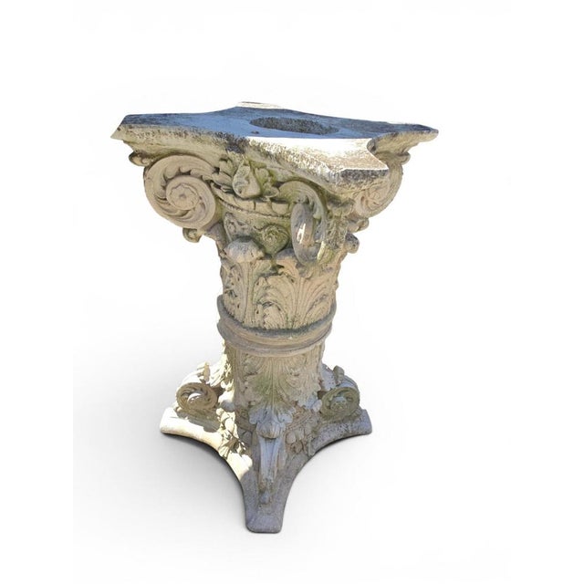 Gold Classical Plaster Capital, 1950s For Sale - Image 8 of 11